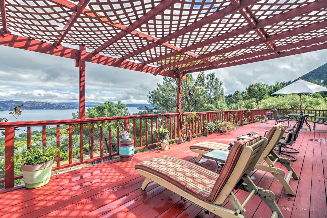 Spacious Kelseyville Home With Large Lakefront Deck! Exterior foto